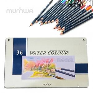 f09 문화 36색 수채색연필 틴케이스 31934