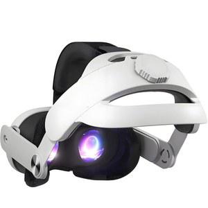 OCULUS QUEST 2/3 메타 호환되는 지원 헤드 위한 몰입감을 엘리트 편안함 교체 가능한 게임 VR에서 및 조절 액세서리와 스트랩 향상된