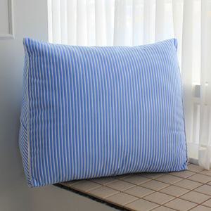 스트라이프 삼각 등받이 쿠션 대형쿠션 허리베개(솜포함) 2size 5colors