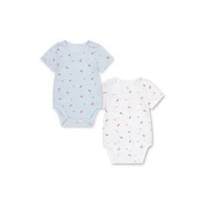 [롯데백화점]탑텐키즈 공용) 유아 코튼 메쉬 반소매 바디수트 (2PACK) MKF5UI3305