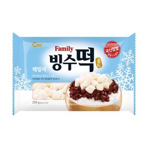 청우 패밀리 빙수떡 골드 250g 팥빙수떡 국산찹쌀