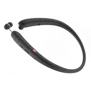 넥밴드 헤드셋 소음 차단 무선 이어폰 Bluetooth 호환5.0 사무용 스포츠용 마이크가 된 접이식 이어버드