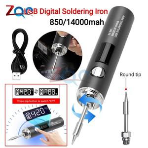 USB 납땜 다리미 무선 충전 전기 고속 휴대용 수리 용접 도구  850Mah  1400mah