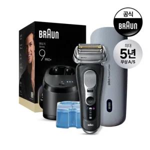 [BRAUN]  전기면도기 시리즈9 PRO Plus 울트라 씬 9660cc+파워케이스 번들팩 블랙
