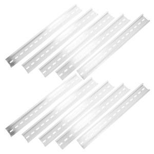 10PCS 알루미늄 가이드 레일 장착 마운트 DIN 회로 전기 차단기 높은 패널 슬롯 35MM 브래킷