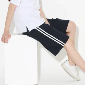 체육복반바지 중학생 체육복 고등학생 생활복 바지 면 트레이닝 고무줄 5부 바지 국산