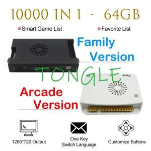 3D Pandora Saga Wifi 64G 10000 IN 1, S812 CPU가 탑재된 패밀리 버전/아케이드 게임 박스 보드