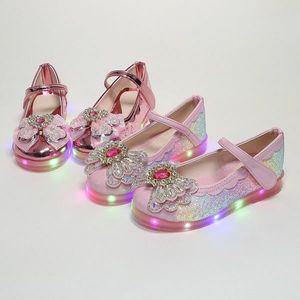 [보리보리/키드스토어]마미 나비보석 여아 led구두 키즈 아기 유아구두 여아메리제인