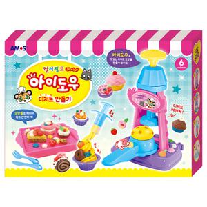 아모스 컬러점토 아이도우 디저트 만들기 6색 40g 클레이 