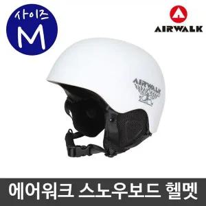 에어워크 스노우 스케이트 보드 스포츠 헬멧 화이트 M