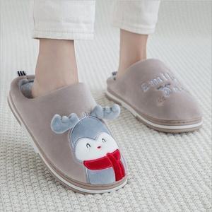 잔량 덤핑 에밀리 사슴 겨울 남성 여성 사무실 털슬리퍼 털실내화 거실화