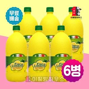 피오디 레몬즙 1Lx6병 레몬주스 레몬수 레몬물 레몬농축액 레몬청 칵테일만들기 하이볼재료 착즙주스