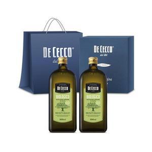 데체코 유기농 엑스트라버진 올리브 오일 500ml 2병 선물 세트 올리브유