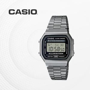 카시오 CASIO 메탈시계 패션 전자 손목시계 커플아이템 A168 A168WGG-1A