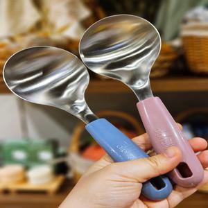2개세트 전현무 스텐 미니 라면 국자 스테인레스 서빙 스푼 캠핑 키친툴 조리 도구 대왕 숟가락 수저