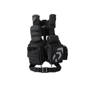 다이와 낚시조끼 Daiwa DF-6122 블랙×메탈 프리