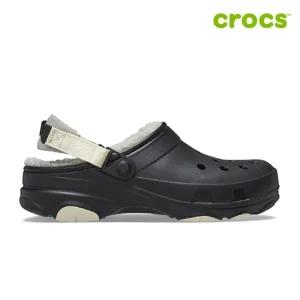[크록스 정품]  올터레인 라인드 클로그 공용 털샌들 207936-001