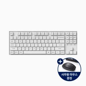 [마우스 증정] 키크론 K8 PRO 화이트 바나나축 RGB 텐키리스 유무선 블루투스 기계식 키보드 애플 맥 아이패드 블루투스