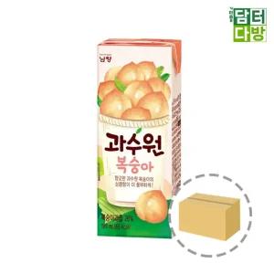 남양유업 과수원 복숭아 190ml (24팩)/과일맛/주스/음료수/쥬스/간식/팩/휴대용/맛있는/가정/사무실/탕비실