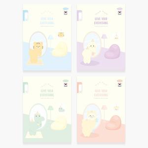 펜피아 초등 1-2 무제 노트 (10권입) 16매 공용 저학년 신학기 줄공책
