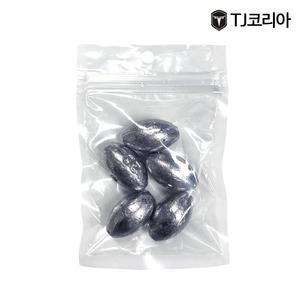 TJ코리아 납 구멍추 구멍봉돌 카고 원투 다운샷 납봉돌