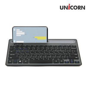 유니콘 BK 500SB 블루투스키보드 거치형 BT5.0 스마트폰태블릿거치대 펜타그래프방식키보드