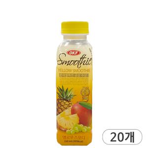 오케이에프 옐로우스무디 350ml x 20개 과일 주스 페트음료