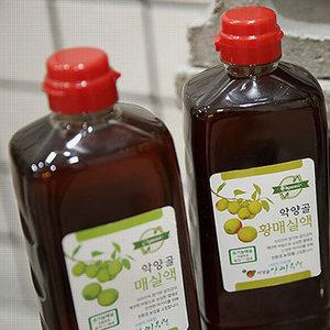 경남 하동 아띠농장 유기농 매실로 담근 매실액기스 900ml 2종 택1
