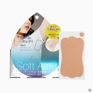 일본정품 사라피티 겨땀 겨드랑이 땀 패드 패치 10매_WD1E650