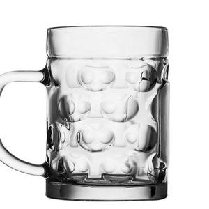 호프잔 생맥주컵 빅사이즈 500ml 손잡이 와인바 치킨집 유리 글라스 캠핑