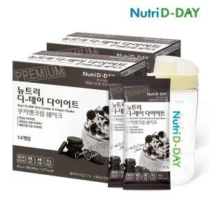 뉴트리디데이 쿠키앤크림 다이어트쉐이크 28포 + 쉐이크컵 + 증정