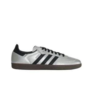 W 아디다스 삼바 OG 실버 메탈릭 코어 블랙 검 Adidas Samba Silver Metalic Core Black Gum JI4218