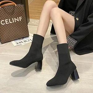 부츠 부츠힐 발목 롱구두 봄구두 가을 여성화 봄부츠-WFFNFM7