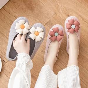 플라워 덧신 슬리퍼 실내화 가벼운 거실화 발편한/사무실화/사무실용/실내/예쁜/사무실/여성/사계절