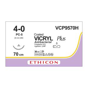 에치콘 바이크릴 플러스 vcp9570h 24mm 36개입 수술용실 봉합사