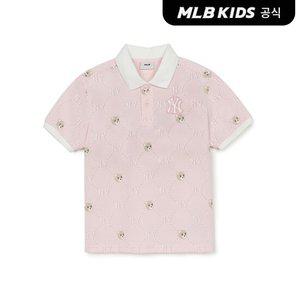 [MLB키즈 공식] 25SS 모노베어 카라티 NY (L.Pink) 7APQC0153-50PKL