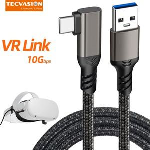USB C 10Gbps 5m 3m 케이블 3A USB3.2 Gen1 Oculus Quest Link VR 헤드셋 데이터 전송용 고속 충전 악세사