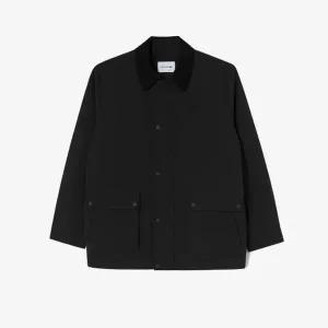 라코스테 공식브랜드관 (남성)화섬 헌팅 카라 블루종 자켓(BH347E-55G 031)블랙