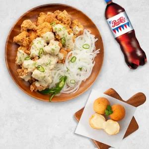 네네치킨 양념반후라이드반+콜라(1.25L)
