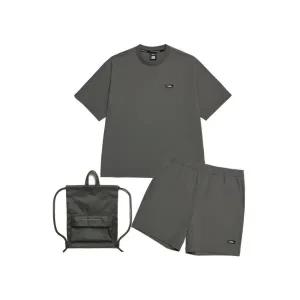 {매장정품} 내셔널지오그래픽 N242UPB900 우븐 반팔 반바지 스트링백 3PCS 세트 C GREY 742071