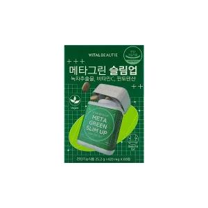 바이탈뷰티 메타그린 슬림업 420mg x 60정 x 1박스 /Hb