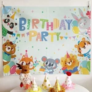 벽걸이소품 쿨샵 현수막 데코 포스터 대형 생일 축하 벽가림막 (WFJHNOK)