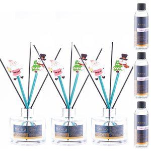 [아도라하우스]reinaperfume 아로마 크리스마스 디퓨저세트 공병3+리필3+픽6개