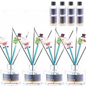 [아도라하우스]reinaperfume 아로마 크리스마스 디퓨저세트 공병4+리필4+픽10개