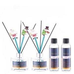 [아도라하우스]reinaperfume 아로마 크리스마스 디퓨저세트 공병2+리필2+픽4개