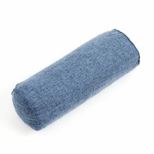 원통 블루 쿠션 15x40cm 홈스테이 면마 (HJJ-WFB9F15)