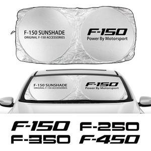 차량 앞 유리 햇빛가리개 커버 액세서리 포드 F350 2003 F150 1994 F250 F450 RC V10 데칼 랩터 엠블럼 20