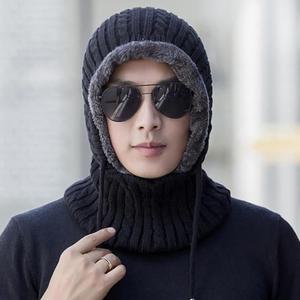 [JHQSZSZ5_51IE]털모자 일체형 기모 방한 블랙