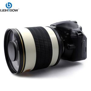 Lightdow 고정 초점 미러 니콘 펜탁스 소니 DSLR 카메라용 T2 마운트 어댑터 링 포함 500mm F6 3 망원