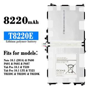 호환 1 T8220U T525 삼성 8220mAh P600 P607T T520 태블릿 갤럭시 T8220C T8220E SM-P601 10 T8220K 2014 P605 배터리 참고